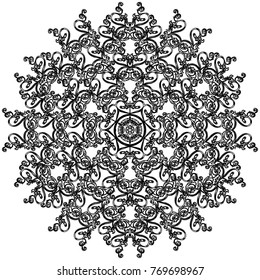 round ornament pattern. Arabic, Islamic, Oriental style. Vector illustration for greeting card, greeting card, invitation, poster, banner. decorative element