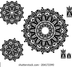 Round Ornament Pattern with pattern brush