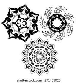 Round Ornament Pattern brush