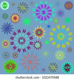 Round Ornament Pattern. Perfect cards for for decoration holiday cards, background and sites, design, birthday and other kaleidoscope, yoga, medallion, india, islam, arabic style, ottoman motifs