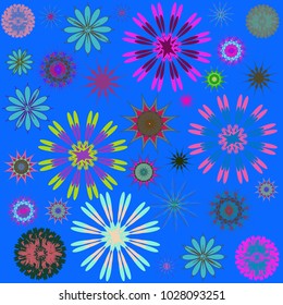 Round Ornament Pattern. Perfect cards for for decoration holiday cards, background and sites, design, birthday and other kaleidoscope, yoga, medallion, india, islam, arabic style, ottoman motifs