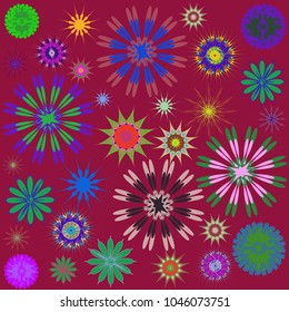 Round Ornament Pattern. Perfect cards for for decoration holiday cards, background and sites, design, birthday and other kaleidoscope, yoga, medallion, india, islam, arabic style, ottoman motifs