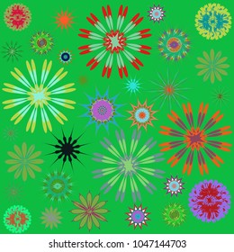 Round Ornament Pattern. Perfect cards for for decoration holiday cards, background and sites, design, birthday and other kaleidoscope, yoga, medallion, india, islam, arabic style, ottoman motifs