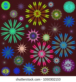 Round Ornament Pattern. Perfect cards for for decoration holiday cards, background and sites, design, birthday and other kaleidoscope, yoga, medallion, india, islam, arabic style, ottoman motifs