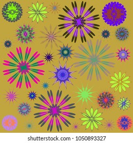 Round Ornament Pattern. Perfect cards for for decoration holiday cards, background and sites, design, birthday and other kaleidoscope, yoga, medallion, india, islam, arabic style, ottoman motifs