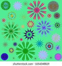 Round Ornament Pattern. Perfect cards for for decoration holiday cards, background and sites, design, birthday and other kaleidoscope, yoga, medallion, india, islam, arabic style, ottoman motifs