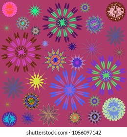 Round Ornament Pattern. Perfect cards for for decoration holiday cards, background and sites, design, birthday and other kaleidoscope, yoga, medallion, india, islam, arabic style, ottoman motifs