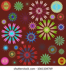 Round Ornament Pattern. Perfect cards for for decoration holiday cards, background and sites, design, birthday and other kaleidoscope, yoga, medallion, india, islam, arabic style, ottoman motifs