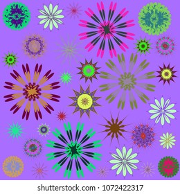 Round Ornament Pattern. Perfect cards for for decoration holiday cards, background and sites, design, birthday and other kaleidoscope, yoga, medallion, india, islam, arabic style, ottoman motifs
