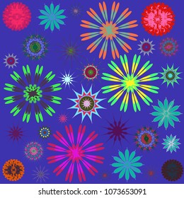 Round Ornament Pattern. Perfect cards for for decoration holiday cards, background and sites, design, birthday and other kaleidoscope, yoga, medallion, india, islam, arabic style, ottoman motifs