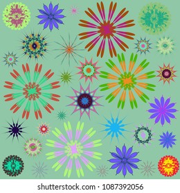 Round Ornament Pattern. Perfect cards for for decoration holiday cards, background and sites, design, birthday and other kaleidoscope, yoga, medallion, india, islam, arabic style, ottoman motifs