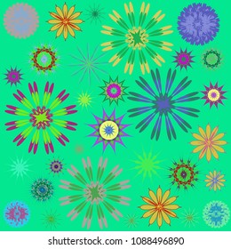 Round Ornament Pattern. Perfect cards for for decoration holiday cards, background and sites, design, birthday and other kaleidoscope, yoga, medallion, india, islam, arabic style, ottoman motifs