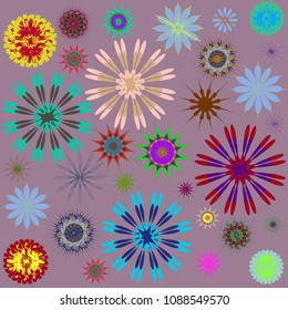 Round Ornament Pattern. Perfect cards for for decoration holiday cards, background and sites, design, birthday and other kaleidoscope, yoga, medallion, india, islam, arabic style, ottoman motifs
