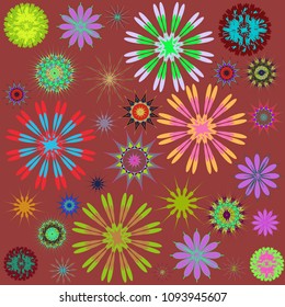 Round Ornament Pattern. Perfect cards for for decoration holiday cards, background and sites, design, birthday and other kaleidoscope, yoga, medallion, india, islam, arabic style, ottoman motifs