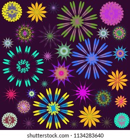 Round Ornament Pattern. Perfect cards for for decoration holiday cards, background and sites, design, birthday and other kaleidoscope, yoga, medallion, india, islam, arabic style, ottoman motifs