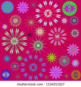 Round Ornament Pattern. Perfect cards for for decoration holiday cards, background and sites, design, birthday and other kaleidoscope, yoga, medallion, india, islam, arabic style, ottoman motifs