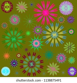 Round Ornament Pattern. Perfect cards for for decoration holiday cards, background and sites, design, birthday and other kaleidoscope, yoga, medallion, india, islam, arabic style, ottoman motifs