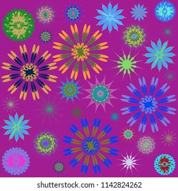 Round Ornament Pattern. Perfect cards for for decoration holiday cards, background and sites, design, birthday and other kaleidoscope, yoga, medallion, india, islam, arabic style, ottoman motifs