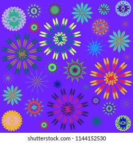 Round Ornament Pattern. Perfect cards for for decoration holiday cards, background and sites, design, birthday and other kaleidoscope, yoga, medallion, india, islam, arabic style, ottoman motifs