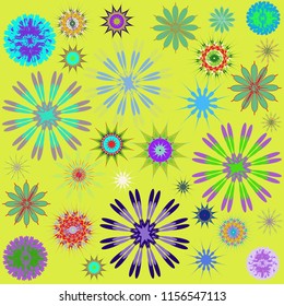 Round Ornament Pattern. Perfect cards for for decoration holiday cards, background and sites, design, birthday and other kaleidoscope, yoga, medallion, india, islam, arabic style, ottoman motifs