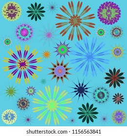 Round Ornament Pattern. Perfect cards for for decoration holiday cards, background and sites, design, birthday and other kaleidoscope, yoga, medallion, india, islam, arabic style, ottoman motifs