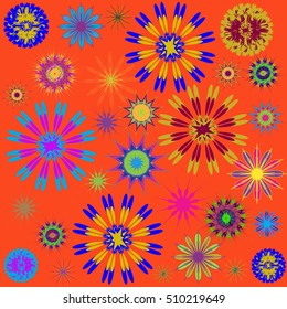 Round Ornament Pattern. Perfect cards for for decoration holiday cards, background and sites, design, birthday and other kaleidoscope, yoga, medallion, india, islam, arabic style, ottoman motifs