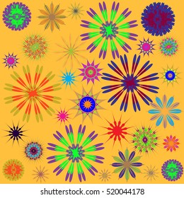 Round Ornament Pattern. Perfect cards for for decoration holiday cards, background and sites, design, birthday and other kaleidoscope, yoga, medallion, india, islam, arabic style, ottoman motifs