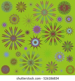 Round Ornament Pattern. Perfect cards for for decoration holiday cards, background and sites, design, birthday and other kaleidoscope, yoga, medallion, india, islam, arabic style, ottoman motifs