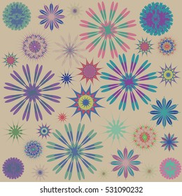 Round Ornament Pattern. Perfect cards for for decoration holiday cards, background and sites, design, birthday and other kaleidoscope, yoga, medallion, india, islam, arabic style, ottoman motifs
