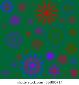 Round Ornament Pattern. Perfect cards for for decoration holiday cards, background and sites, design, birthday and other kaleidoscope, yoga, medallion, india, islam, arabic style, ottoman motifs