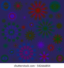 Round Ornament Pattern. Perfect cards for for decoration holiday cards, background and sites, design, birthday and other kaleidoscope, yoga, medallion, india, islam, arabic style, ottoman motifs