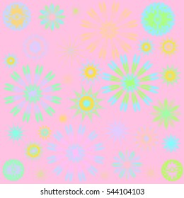 Round Ornament Pattern. Perfect cards for for decoration holiday cards, background and sites, design, birthday and other kaleidoscope, yoga, medallion, india, islam, arabic style, ottoman motifs