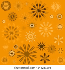 Round Ornament Pattern. Perfect cards for for decoration holiday cards, background and sites, design, birthday and other kaleidoscope, yoga, medallion, india, islam, arabic style, ottoman motifs