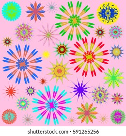 Round Ornament Pattern. Perfect cards for for decoration holiday cards, background and sites, design, birthday and other kaleidoscope, yoga, medallion, india, islam, arabic style, ottoman motifs