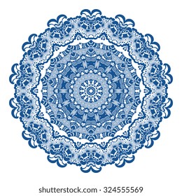 Round ornament. Vector illustration