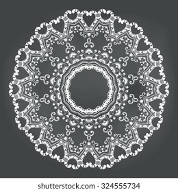 Round ornament. Vector illustration