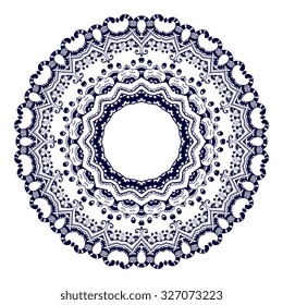 Round ornament. Vector illustration