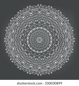 Round ornament. Vector illustration