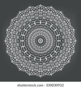 Round ornament. Vector illustration