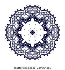 Round ornament. Vector illustration
