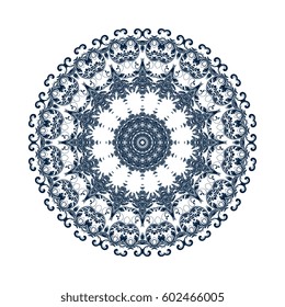 Round ornament. Vector illustration