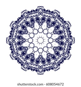 Round ornament. Vector illustration