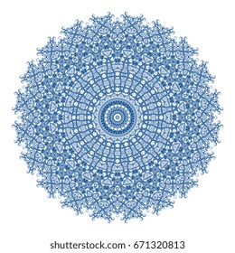 Round ornament. Vector illustration