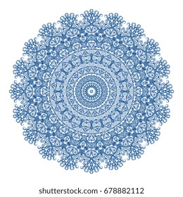 Round ornament. Vector illustration