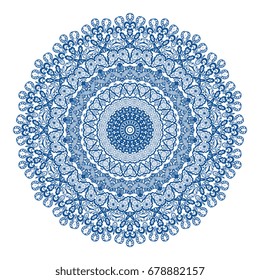 Round ornament. Vector illustration