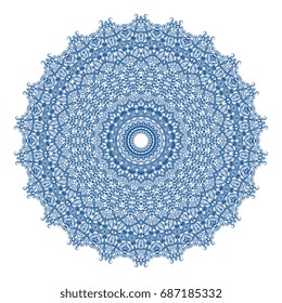 Round ornament. Vector illustration