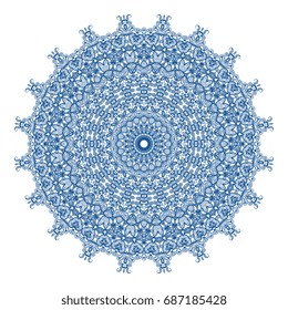 Round ornament. Vector illustration