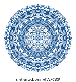 Round ornament. Vector illustration