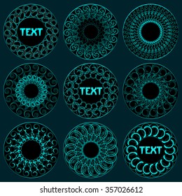 Round ornaments