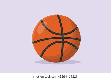 Round and oval balls for different sports and recreational activities concept. Equipment for sport games. Colored flat vector illustration isolated. 